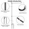 Garden Flag Stand Flagpole Weatherproof Iron Coated Yard Flag Holder - Banner Fits 11.8x17.7in Flag